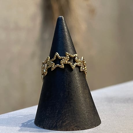 2505RG0627 / Star line motif ring（Gold）