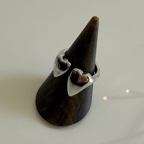 2604RG0759 / Double Heart motif ring（Silver）