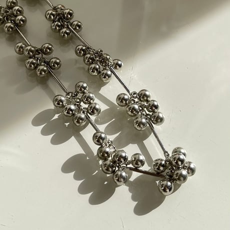 2311NC0212 / Ball&Bar Necklace（Silver）