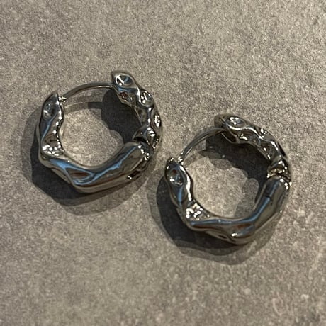 2506PR0788 / Craft hoop pierce（Silver）