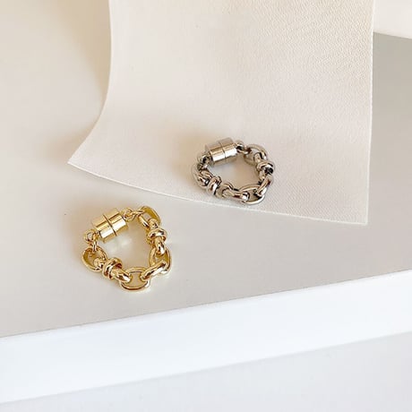 Magnet Clip Earrings Cuff （GOLD）  / EC-040
