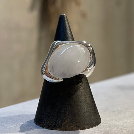 2506RG0649 /Craft  stone design ring（Silver）