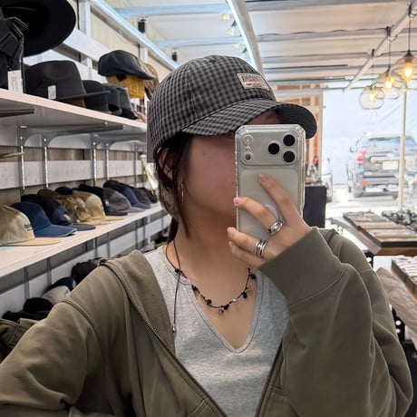 2603HW064(S) / Retro check Cap #02（Black）
