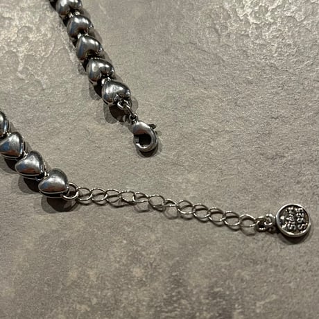 2406BR0051 / Heart motif Bracelet（Silver）