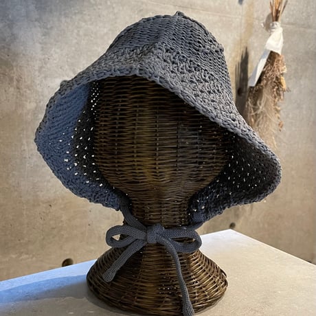 2503HW0079(S) / Wired Knit Bucket Bonnet（Gray）