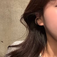 2504EC019 /  color wave Ear Cuff（clear）