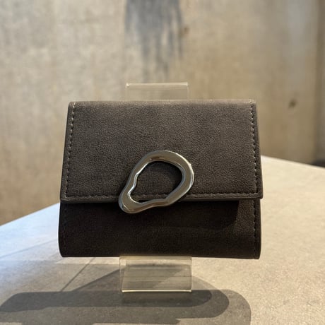 2509GS040(S)/ Point Tri-fold Wallet（Gray)