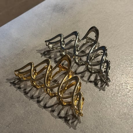 2601HA0081(S)/ Metal Wave Hair Clip （Silver)