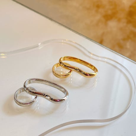 Double finger set ring （Gold）   /  2203_RG0173