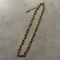 2510NC0366 / Utype chain Necklace（Gold）