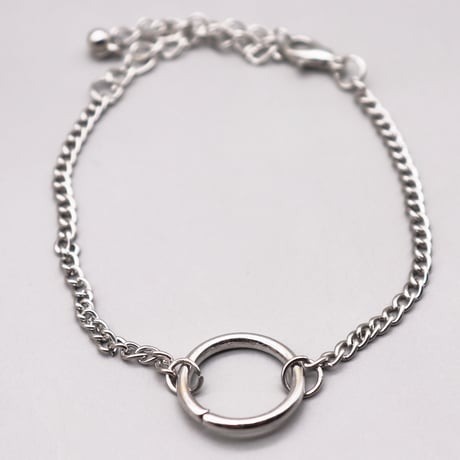 One Ring design Chain Bracelet（Silver）/ 2108_BR090