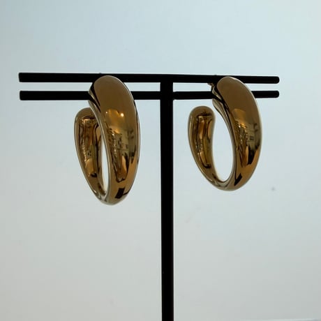 2606PR0848 / Round hoop pierce（Gold）