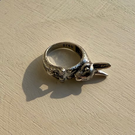 2603RG0749 / Rabbit design ring #02（Silver）