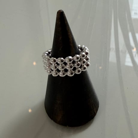 2604RG0770 / Mini ball line ring（Silver）
