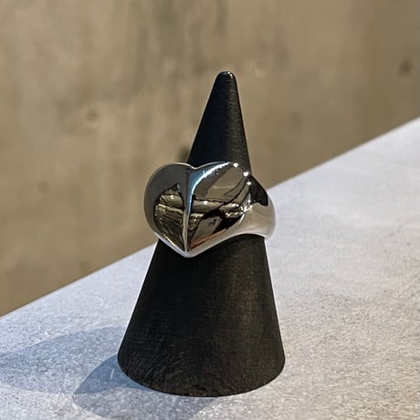 2404RG0447_B / Heart smooth ring（Silver）