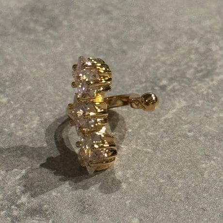 2512EC031 /  Star Stone Earcuff（Gold）