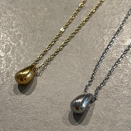 2502NC0286 / Drop motif Necklace（Silver）