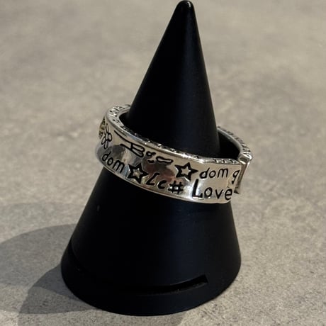 2508RG0671 / Craft Green Stone ring（Silver）