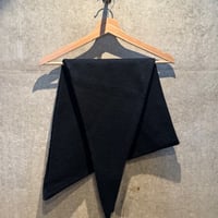 2509GS042(S)/Knit Triangle Stall（Black)