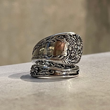 2412RG0557 / Cross  Flower  design ring（Silver）