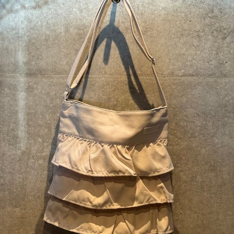 2507BG032(S) / Frill tote bag（Beige）