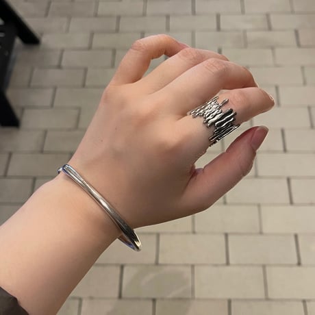 2505RG0630 / Jagged design ring（Silver）