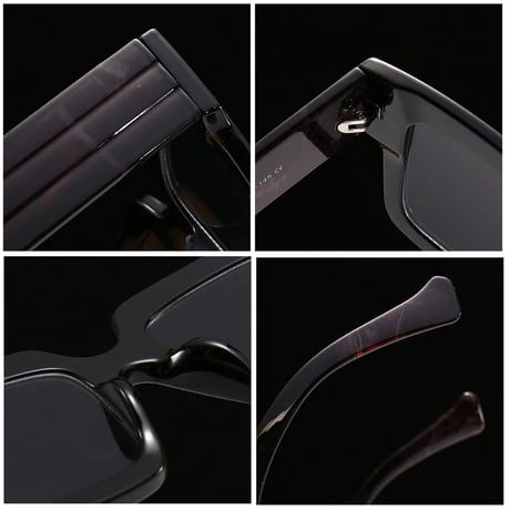 【 Select 】 Retro Oversized Square Sunglasses (Olive)