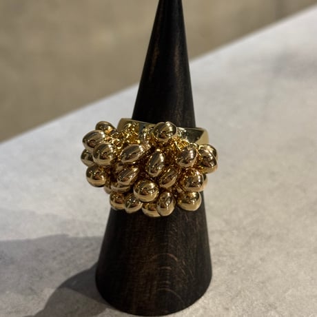 2411RG0547 / Heart ball design ring（Gold）