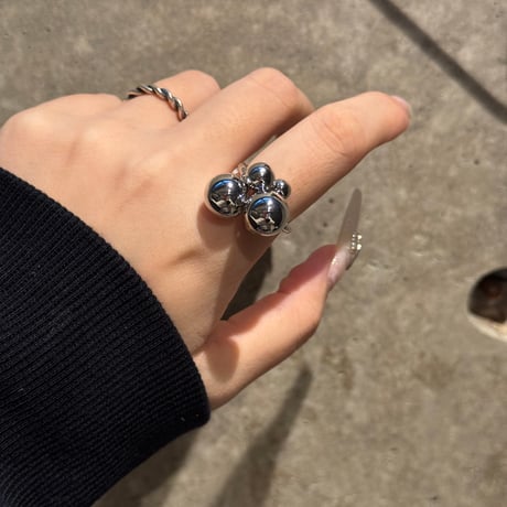 2512RG0697 /  Metal Ball ring（Silver）