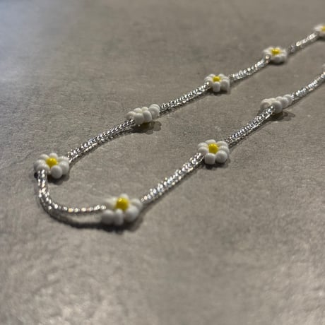 2503NC0325／ Flower bees necklace（clear）