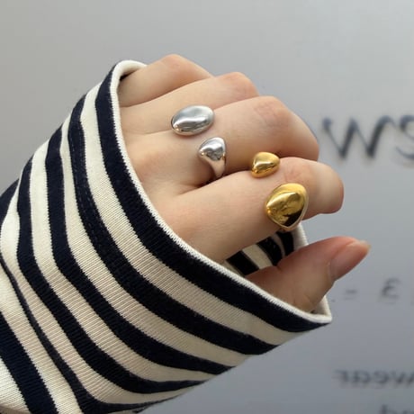 2604RG0780 / Asymmetry drop ring（Gold）