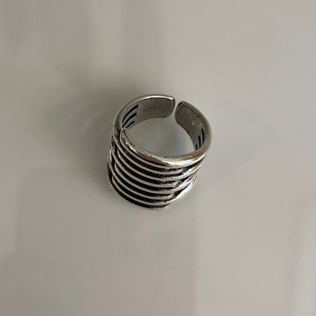 2403RG0411 / Long layer line design ring（Silver）