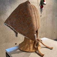 2512GS059(S)/ Knit triangle scarf（Ocher）