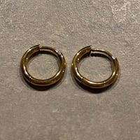 2601PR0835 #D / Stainless hoop pierce（ID14mm/T2mm） /（Gold）