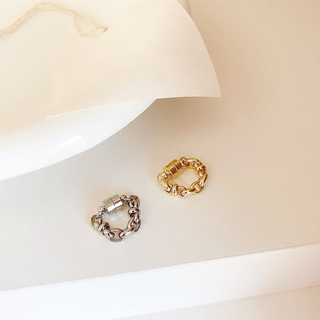 Magnet Clip Earrings Cuff （GOLD）  / EC-040