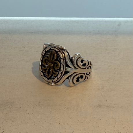 2606RG0803 / Vintage metal oval ring（Silver）