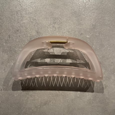 2405HA0076 / Clear arch Hair clip（Pink）