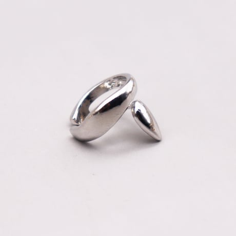 Drop Deformation Cartilage Earcuff （Silver/Left） / EC069B
