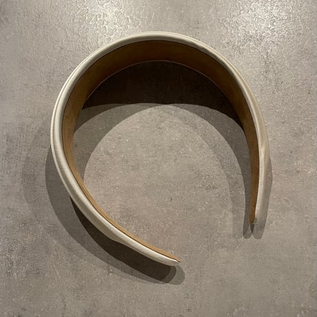 2503HA0058（S）/ Satin line headband（White)