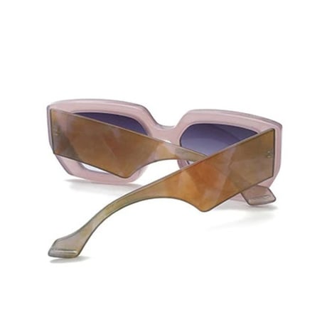 【 Select 】 Retro Oversized Square Sunglasses (Purple)
