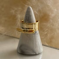 2403RG0414 / Fan shape design ring（Gold）