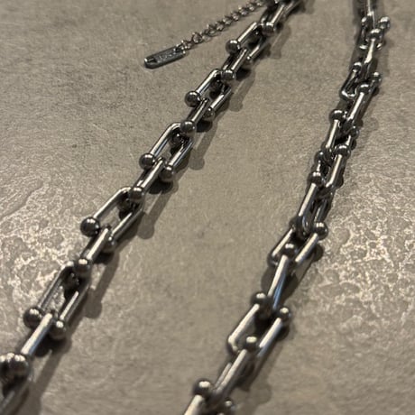 2510NC0366 / Utype chain Necklace（Silver）