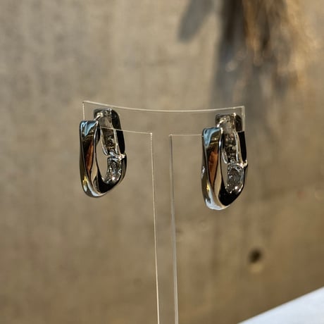 2508PR0799/  square hoop pierce（Silver）