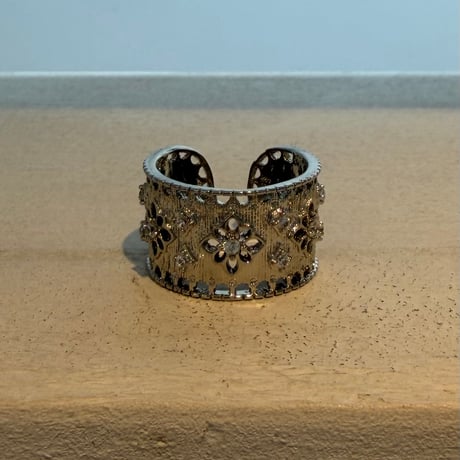 2605RG0792 / Stone lace ring（Silver）