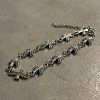 2510BR0098 / Cross chain Bracelet（Silver/20cm）