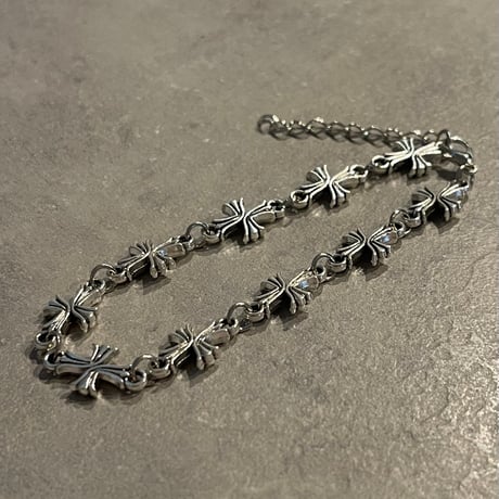 2510BR0098 / Cross chain Bracelet（Silver/20cm）