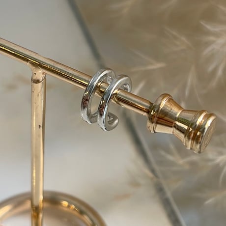 2403EC007 / Mini double line Ear Cuff（Silver）