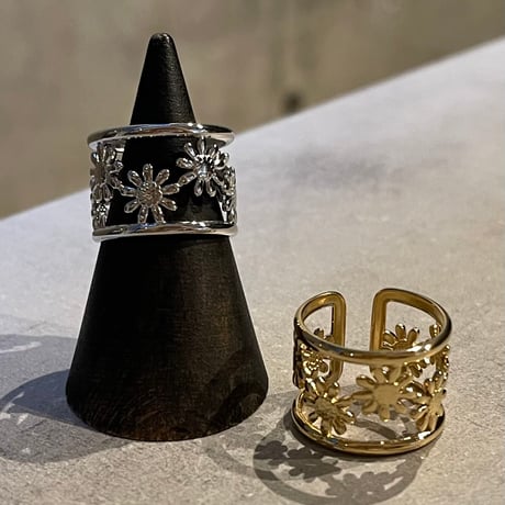 2506RG0651 / Flower design ring（Gold）
