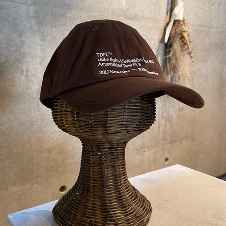 KF251114AST(S) / Text Embroidery Cap（Brown）