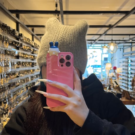 2512HW057(S) / Lame Knit Cap（Pink）